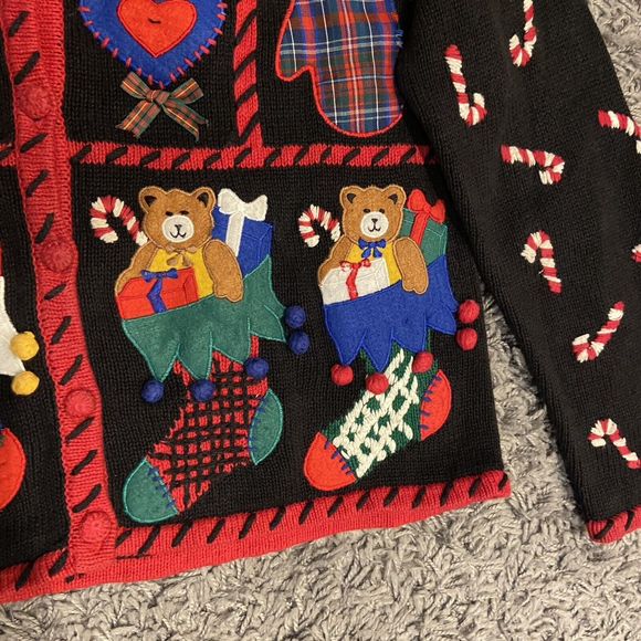Designers Original Studio Christmas Sweater Size S - Picture 5 of 15